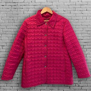🆕 Michael Kors dark pink quilted jacket | Women's size L